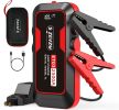 S ZEVZO ET03 Car Jump Starter 2500A Jump Starter Battery Pack for Up to 8.0L Gas and 7.0L Diesel Engines, 74Wh Portable 12V Jump Box with USB Ports