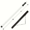 2Pcs Telescoping Tarp Poles Portable Aluminum Awning Poles 3ft to 7.5ft Adjustable Telescopic Tarp Tent Rods