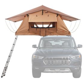 VEVOR Rooftop Tent Hard Shell 2-3 Person Waterproof for Jeep SUV Truck w/ Ladder