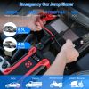 Car Jump Starter with Air Compressor Portable Car Battery Booster with Digital Tire Inflator with 2000mAh Peak Current for 12V Car 6.5L Gas or 4.0L Di