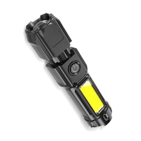 Mini Handheld LED Flashlight Camping Light for Emergency and Outdoor Use (Color: Black 2, Type: Flashlights)