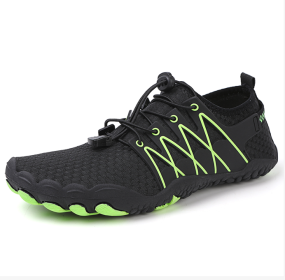 New couple fitness sneakers outdoor beach swimming shoes men's and women's outdoor fitness shoes (Color: Black, size: 47)