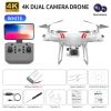 RC Drone Double 4K Wifi FPV HD Camera KY101 Drone Altitude Hold Gesture Mode Long Flying time RC Quadcopter Drone Toys For Boy