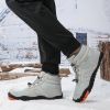 New men's and women's five-finger outdoor cotton shoes high top winter snow boots plush warm men's cotton shoes 36-47