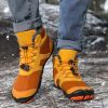 New men's and women's five-finger outdoor cotton shoes high top winter snow boots plush warm men's cotton shoes 36-47