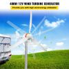 Wind Turbine Generator, 12V/AC Wind Turbine Kit